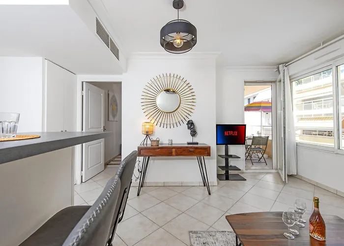 Joli Deux Pieces - Quartier Pointe Croisette - Ec Lägenhet Cannes